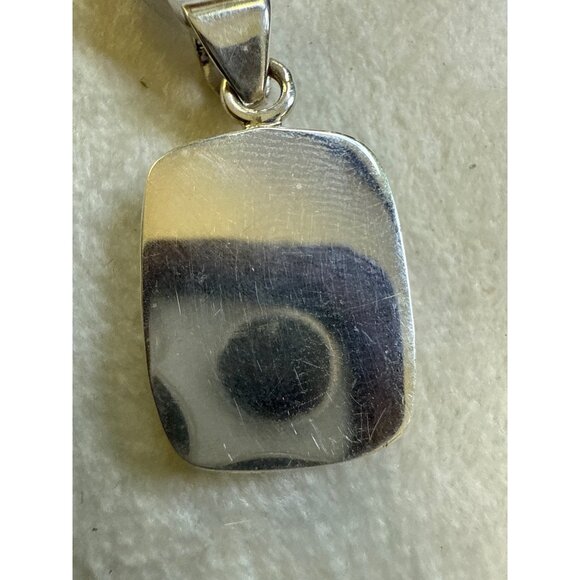 Monarch Sterling Silver 925 Opal Pendant - Picture 3 of 5